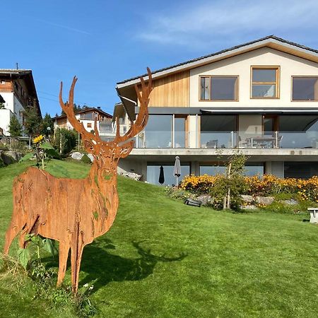 Casa Admisa, Spektakulaere Aussicht, Ski In And Out, Hochwertige Einrichtung, Valserstein Und Eiche Flims Kültér fotó