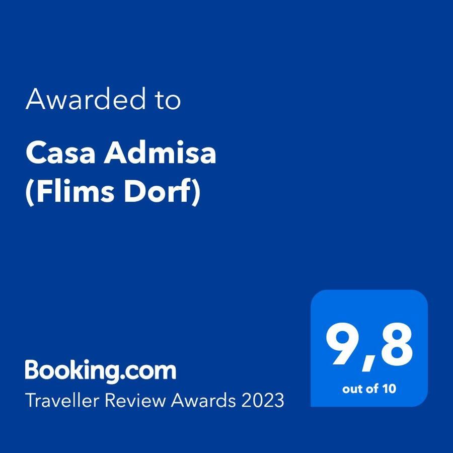 Casa Admisa, Spektakulaere Aussicht, Ski In And Out, Hochwertige Einrichtung, Valserstein Und Eiche Flims Kültér fotó