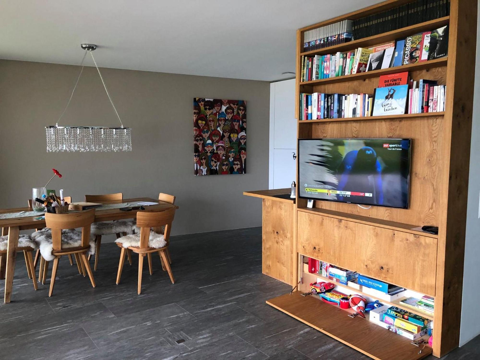 Casa Admisa, Spektakulaere Aussicht, Ski In And Out, Hochwertige Einrichtung, Valserstein Und Eiche Flims Kültér fotó
